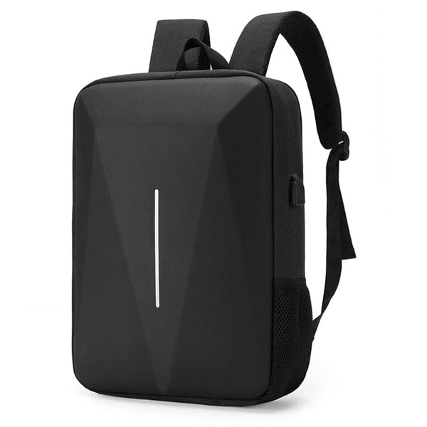 Mochila Executiva Minimal - Notebook 15`, Impermeável, Porta USB e Trava TSA
