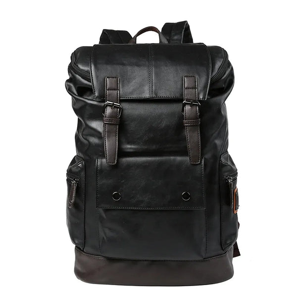 Mochila de Couro Masculina Brainly